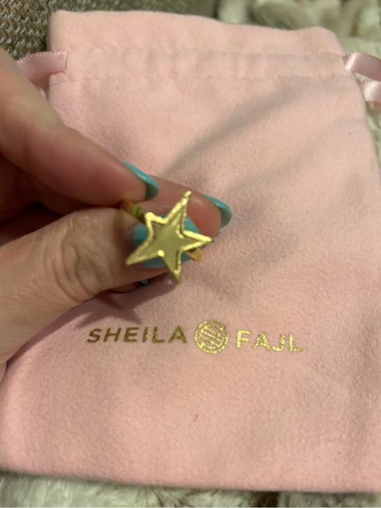 Sheila Fajl Jewelry - Sheila Fajl- Adjustable Gold Star Statement Ring